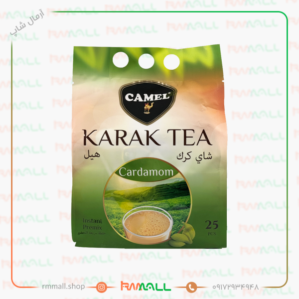 چای کرک کمل با طعم هل 25 عددی