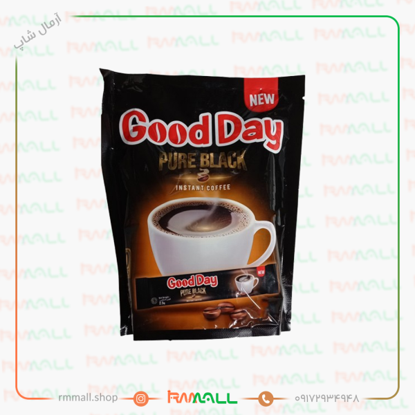 پودر قهوه فوری گوددی پیور بلک 40 ساشه 2.5 گرمی
