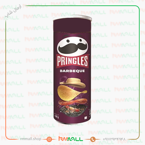 چیپس با طعم باربیکیو پرینگلز 165 گرم