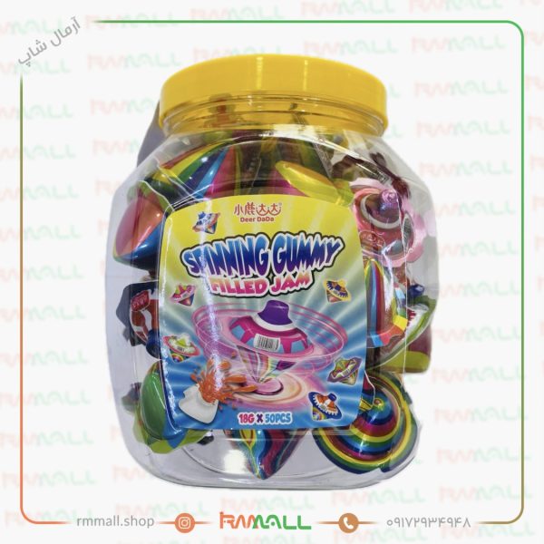 پاستیل فرفره ای Spinning Gummy Deer Dada (50 عددی)