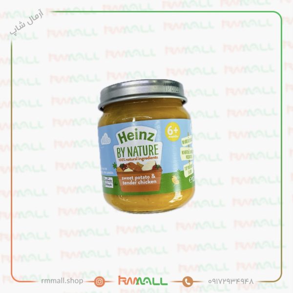 پوره Heinz By Nature مدل sweet potato & tender chicken (120 گرم)