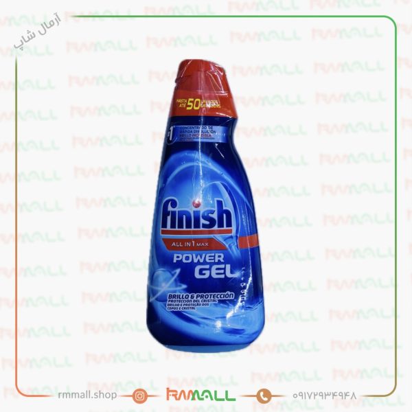 ژل ماشین ظرفشویی فینیش مدل براق کننده و محافظ ظروف