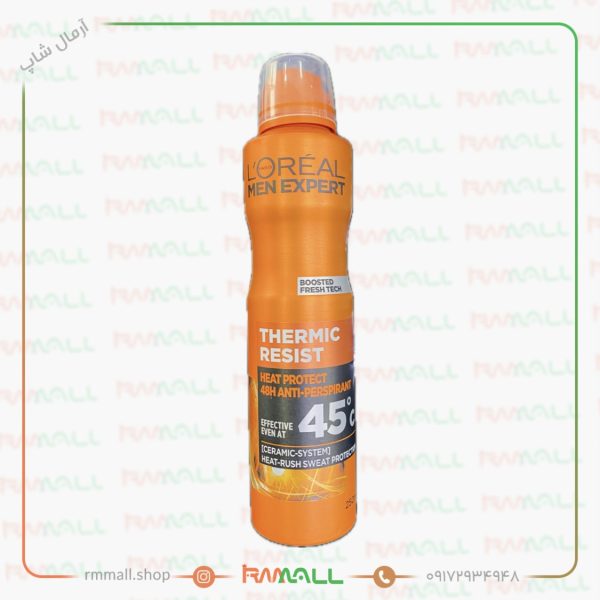 اسپری مردانه لورئال 45 ساعته Thermic Resist