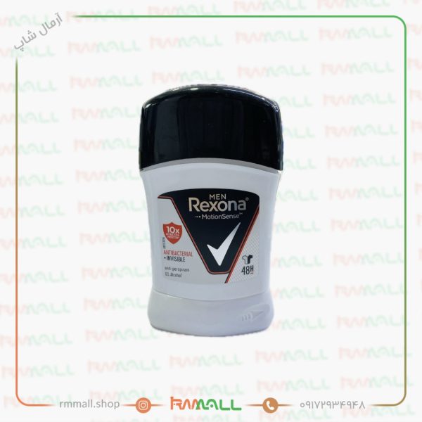 مام مردانه رکسونا Antibacterial + Invisible (40 گرم)