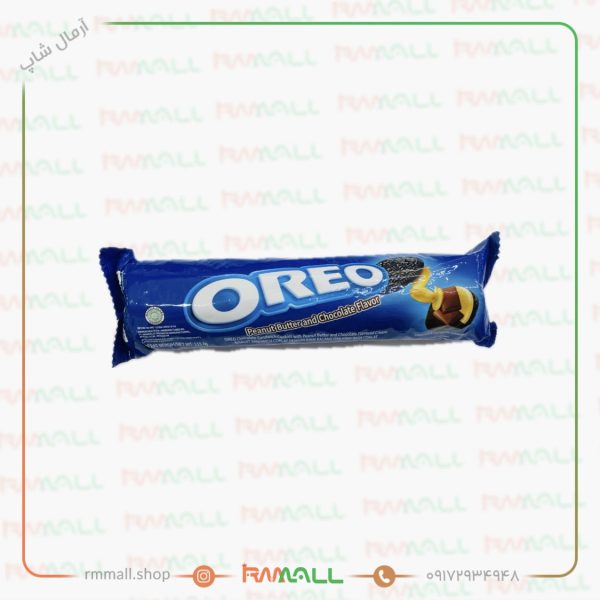 بیسکویت بادام زمینی و شکلات اورئو 119 گرم
